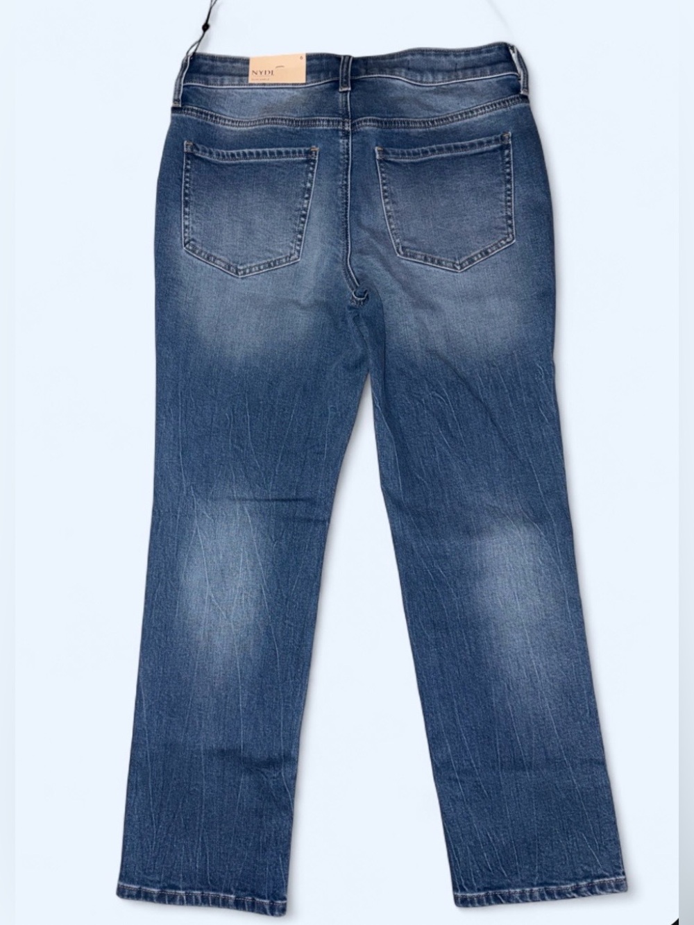 NYDJ Sheri Slim Straight Ankle Jeans, NWT - Size 6 - Picture 6 of 10